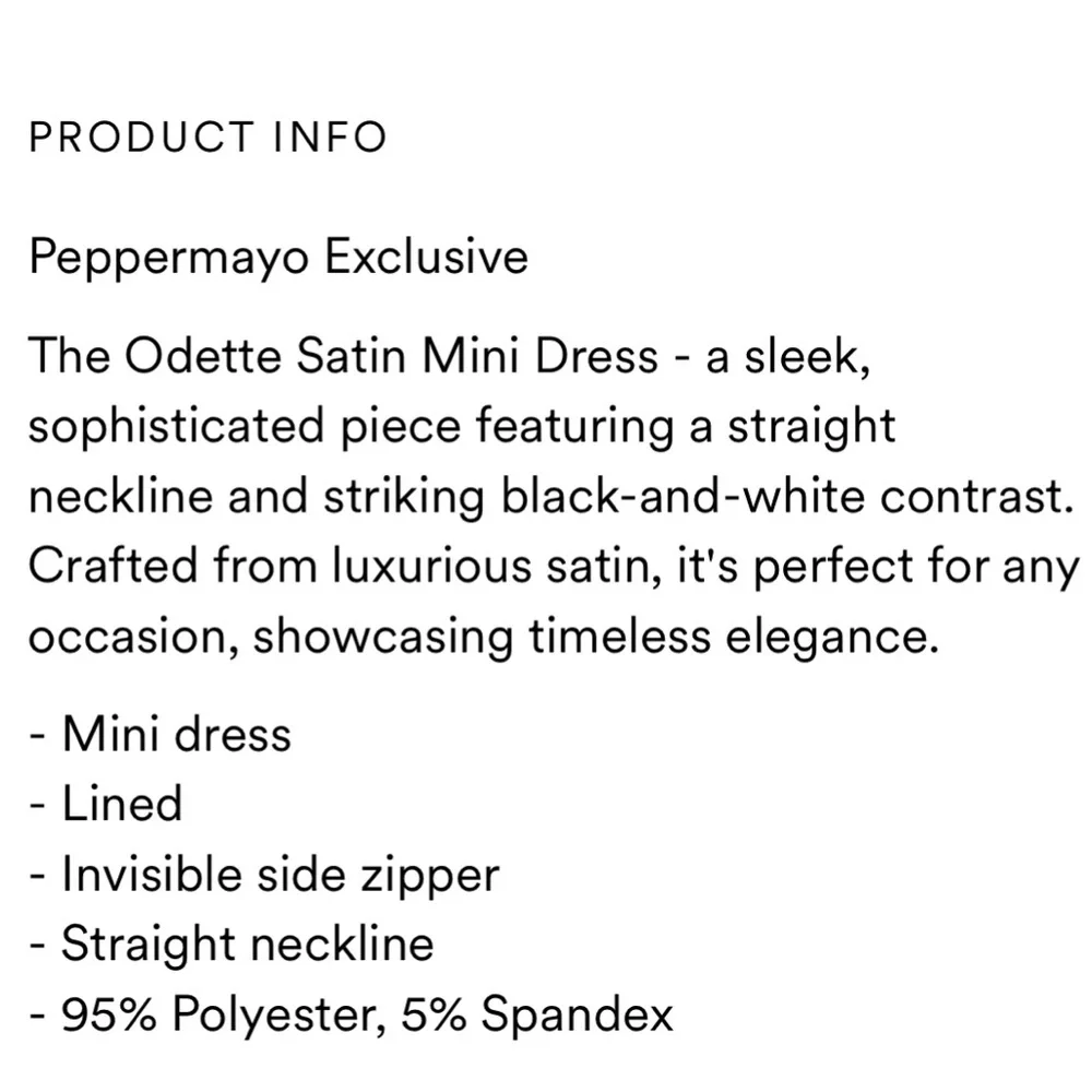 Peppermayo Satin Dress - Picture 6 of 7